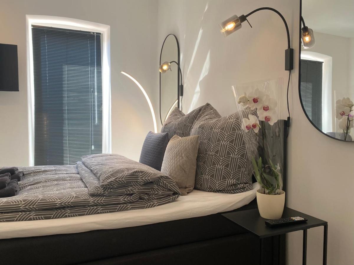 Stilvolles, Neues Apartment Mit Balkon In Bamberga Esterno foto